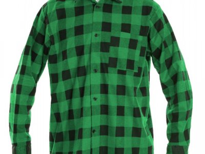 Koszula flanelowa zielona