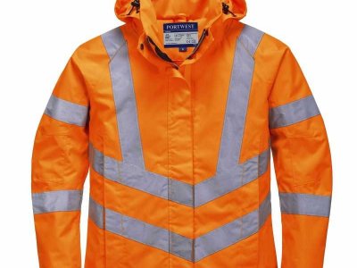 Damska kurtka ochronna ostrzegawcza i paroprzepuszczalna pomarańczowa LW70