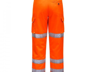 Spodnie ostrzegawcze ochronne damskie Pomarańczowy LW71 Portwest 1