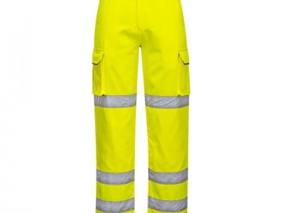 Spodnie ochronne ostrzegawcze damskie Żółty LW71 Portwest