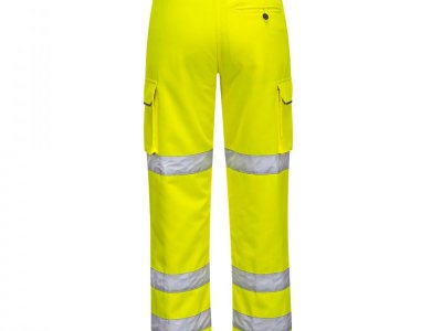 Spodnie ochronne ostrzegawcze damskie Żółty LW71 Portwest 1