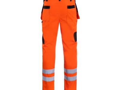 Spodnie do pasa ochronne ostrzegawcze pomarańczowe PROMONTER HV 260 SP HVP 1