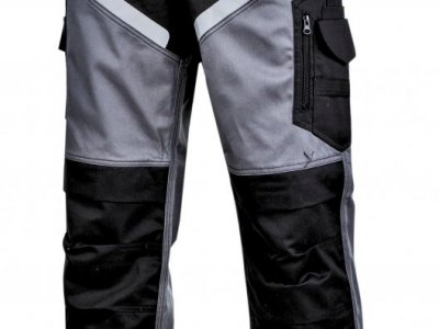 Spodnie ochronne do pasa czarno szare Lahti Pro L40516