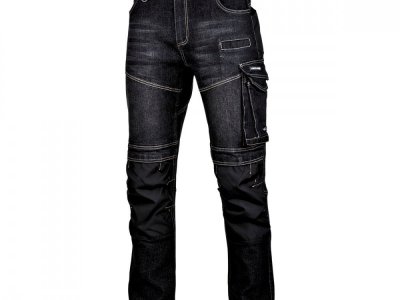 Spodnie jeansowe SLIM FIT czarne Lahti Pro L40517
