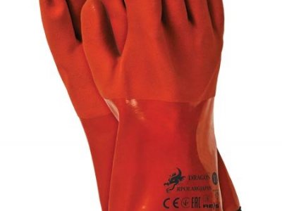 Rękawice ochronne termoodporne wykonane z PCV RPOLARGJAPAN P 11